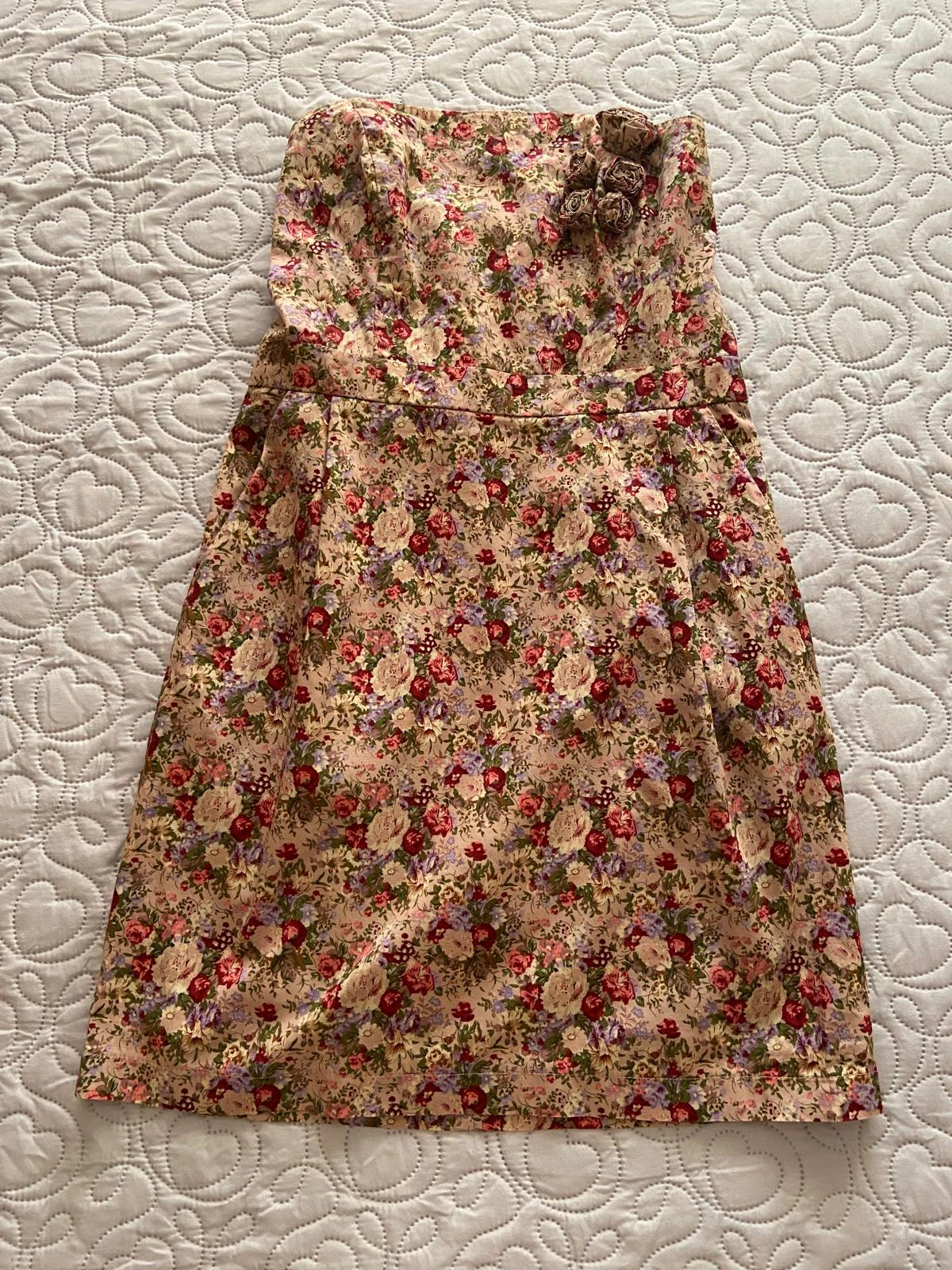 Vestido palabra de honor floral estilo romántico, coquette. Boutique. – photo 10
